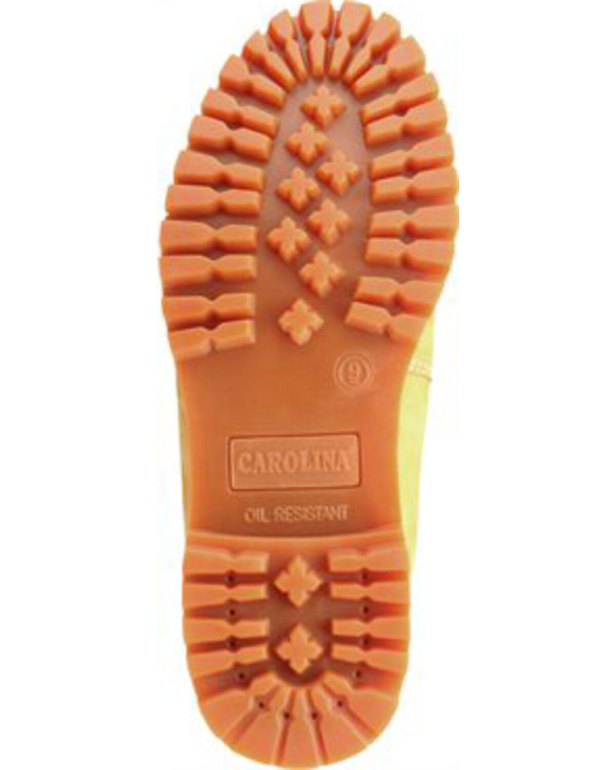 Image #4 - Carolina Men's Basic 8" Work Boots, Wheat, hi-res
