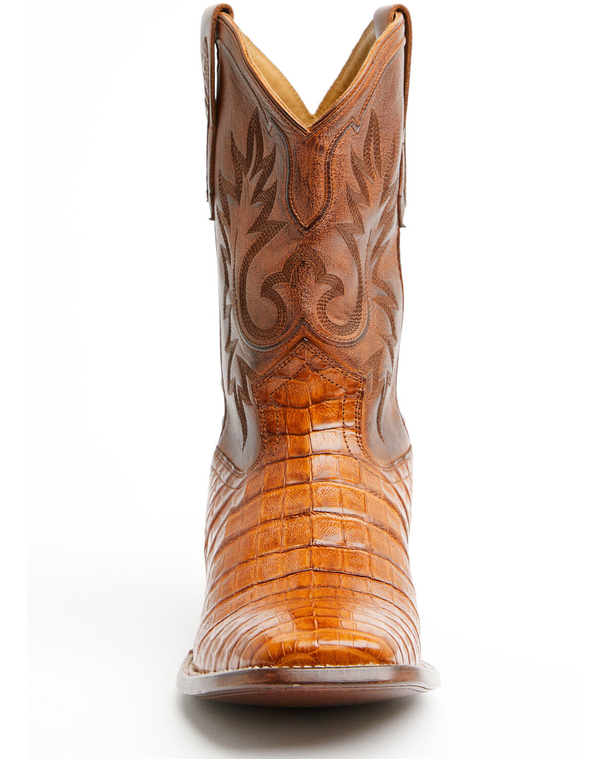 Image #4 - Cody James Black 1978&reg; Men's The Hayward Exotic Caiman Belly Western Boots - Broad Square Toe, Cognac, hi-res