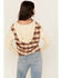 Image #4 - Cleo + Wolf Women's Damian Hooded Flannel Pullover, Oatmeal, hi-res