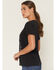 Image #2 - Troll Co Women's DHCM Shackler Short Sleeve T-Shirt, Black, hi-res