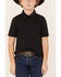 Image #3 - Rock & Roll Denim Boys' Short Sleeve Polo Shirt , Black, hi-res