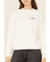 Image #3 - Wrangler Modern Women's Peace Wins Graphic Pullover Sweatshirt, White, hi-res