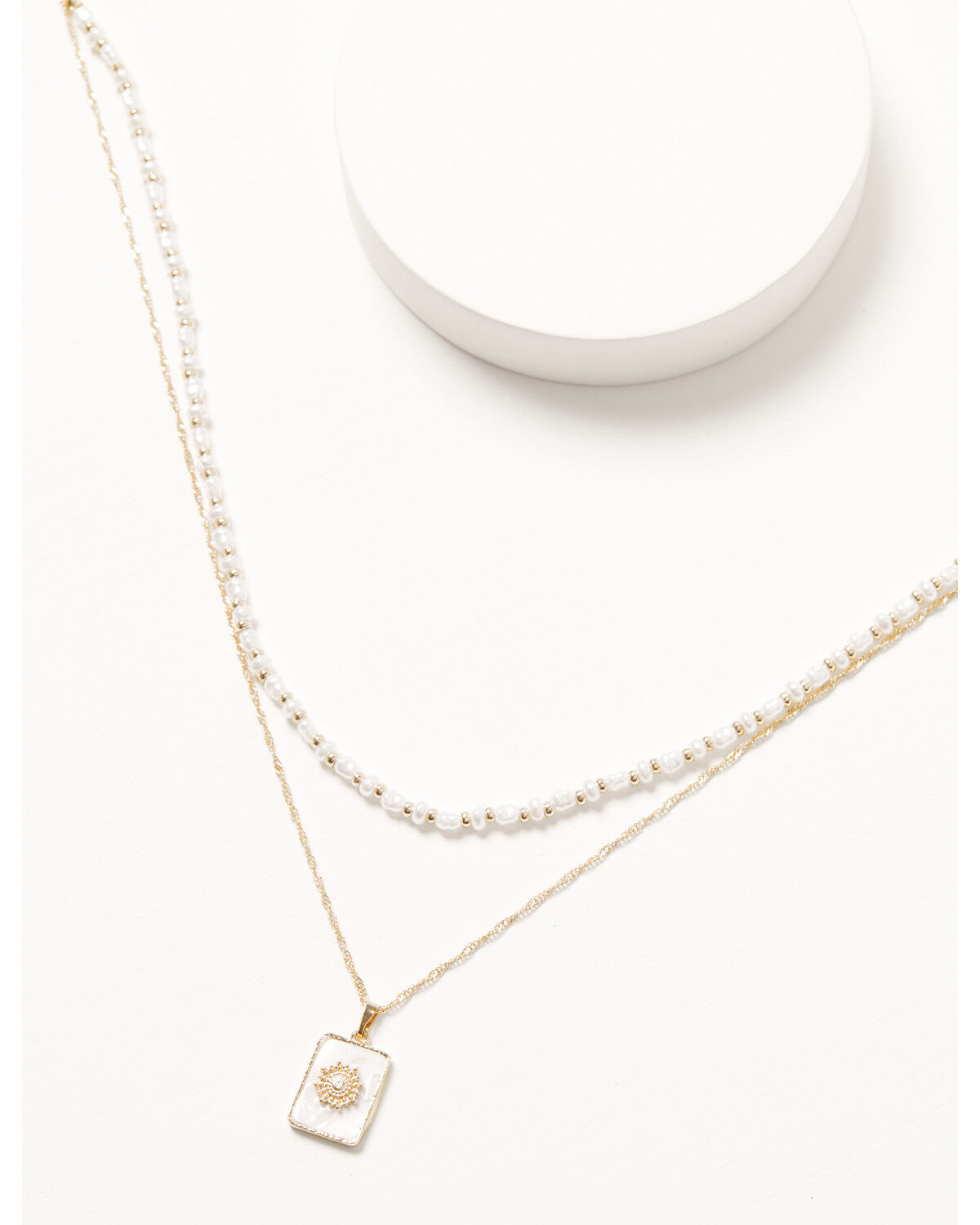 Image #1 - Shyanne Women's Sunburnt Layered Necklace, Gold, hi-res