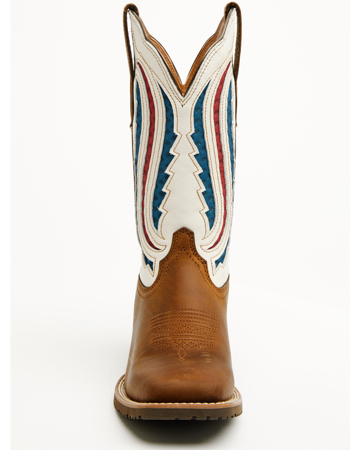 Image #4 - Ariat Women's 11" Ranchwork VentTEK Performance Western Boots - Broad Square Toe, Distressed Brown, hi-res