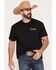 Image #2 - Seager Men's Russ Fill Camo Print Logo Short Sleeve Graphic T-Shirt, Black, hi-res