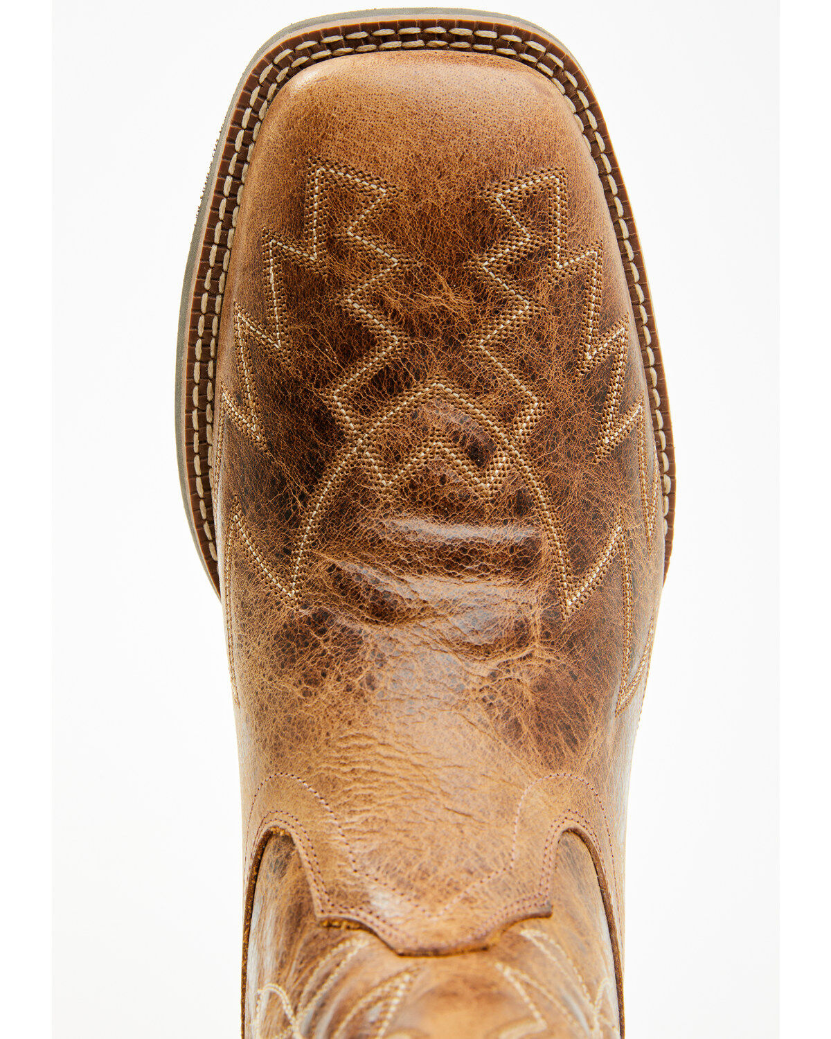 Image #6 - Cody James Ace&trade; Western Boots - Broad Square Toe, Brown, hi-res