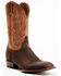Image #1 - Lucchese Men's Gordon Western Boots - Broad Square Toe, Chocolate, hi-res