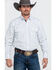 Image #1 - Resistol Men's American Med Plaid Long Sleeve Western Shirt, White, hi-res