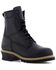 Image #1 - Frye Men's 8" Lace-Up Waterproof Logger Work Boots - Steel Toe, Black, hi-res