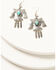 Image #2 - Idyllwind Women's Maragot Antique Earrings, Silver, hi-res