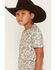 Image #2 - Burlebo Boys' Deer Camo Print Short Sleeve Performance Shirt, Camouflage, hi-res