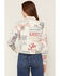 Image #4 - Shyanne Women's Vintage Cowboy Printed Denim Jacket, Ivory, hi-res