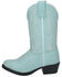 Image #3 - Smoky Mountain Little Girls' Denver Western Boots - Round Toe, Light Blue, hi-res