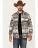 Image #1 - Moonshine Spirit&reg; Men's Gun Shop Southwestern Print Long Sleeve Snap Flannel Shirt, Tan, hi-res
