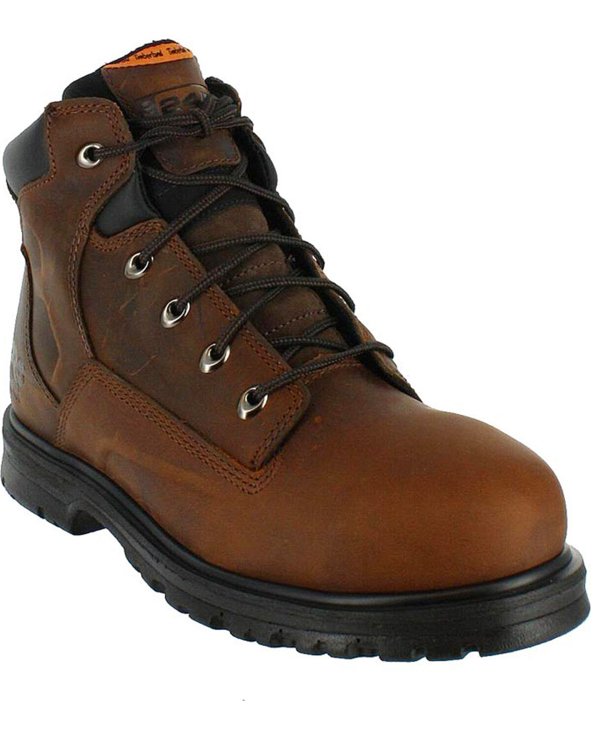 Image #1 - Timberland PRO Men's Magnus 6" Work Boots - Steel Toe, Brown, hi-res