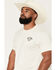 Image #2 - Cody James Men's Backtimes Up Short Sleeve Graphic T-Shirt, Cream, hi-res