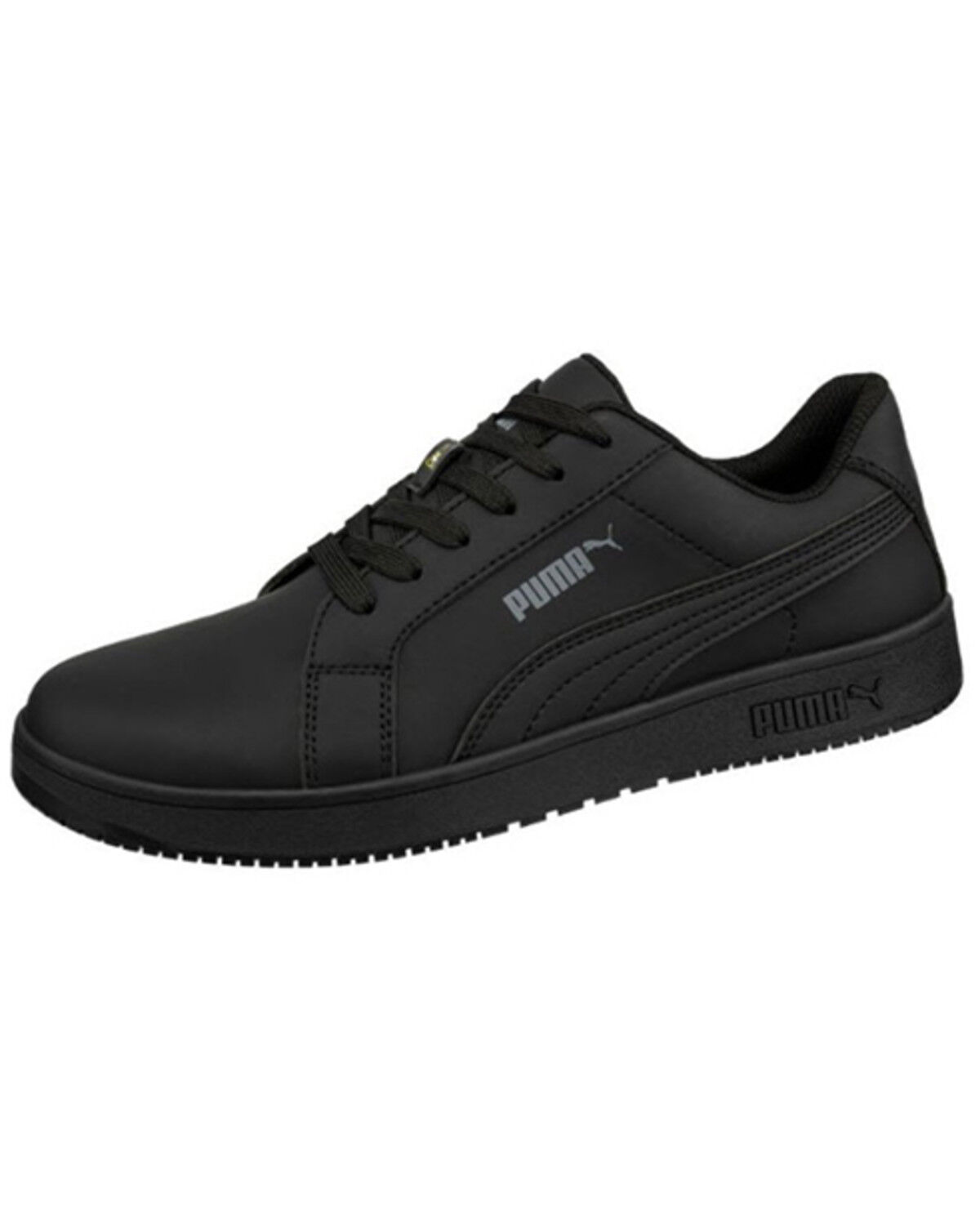 Image #1 - Puma Safety Men's Blast Low Slip Resistant Work Sneaker - Soft Toe, Black, hi-res
