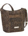 Image #3 - American West Women's Hill Country Tote Bag, Distressed Brown, hi-res