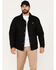 Image #1 - Brixton Men's Beta Coaches Solid Print Wind and Water Repellent Jacket, Black, hi-res