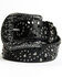 Image #1 - Shyanne Women's Black Floral Embossed Western Belt, Black, hi-res