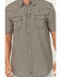 Image #3 - Moonshine Spirit&reg; Men's Checkers Plaid Print Short Sleeve Snap Western Shirt, Tan, hi-res
