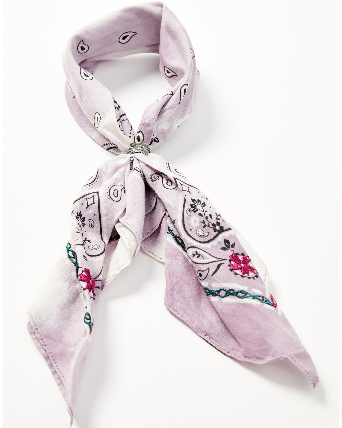 Image #2 - Idyllwind Women's Margo Lane Bandana Bolo Necklace, Lavender, hi-res