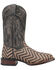 Image #2 - Dan Post Men's Keaton Basket Weave Performance Western Boots - Broad Square Toe, Black, hi-res