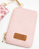 Image #2 - Wrangler X Boot Barn Women's Leopard Print Keychain Wallet, Pink, hi-res