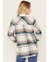 Image #4 - Idyllwind Women's Catherine Lightweight Long Sleeve Pearl Snap Flannel Boyfriend Shirt, Dark Blue, hi-res
