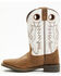 Image #3 - Cody James Boys' Luke Western Boots - Broad Square Toe , Brown, hi-res