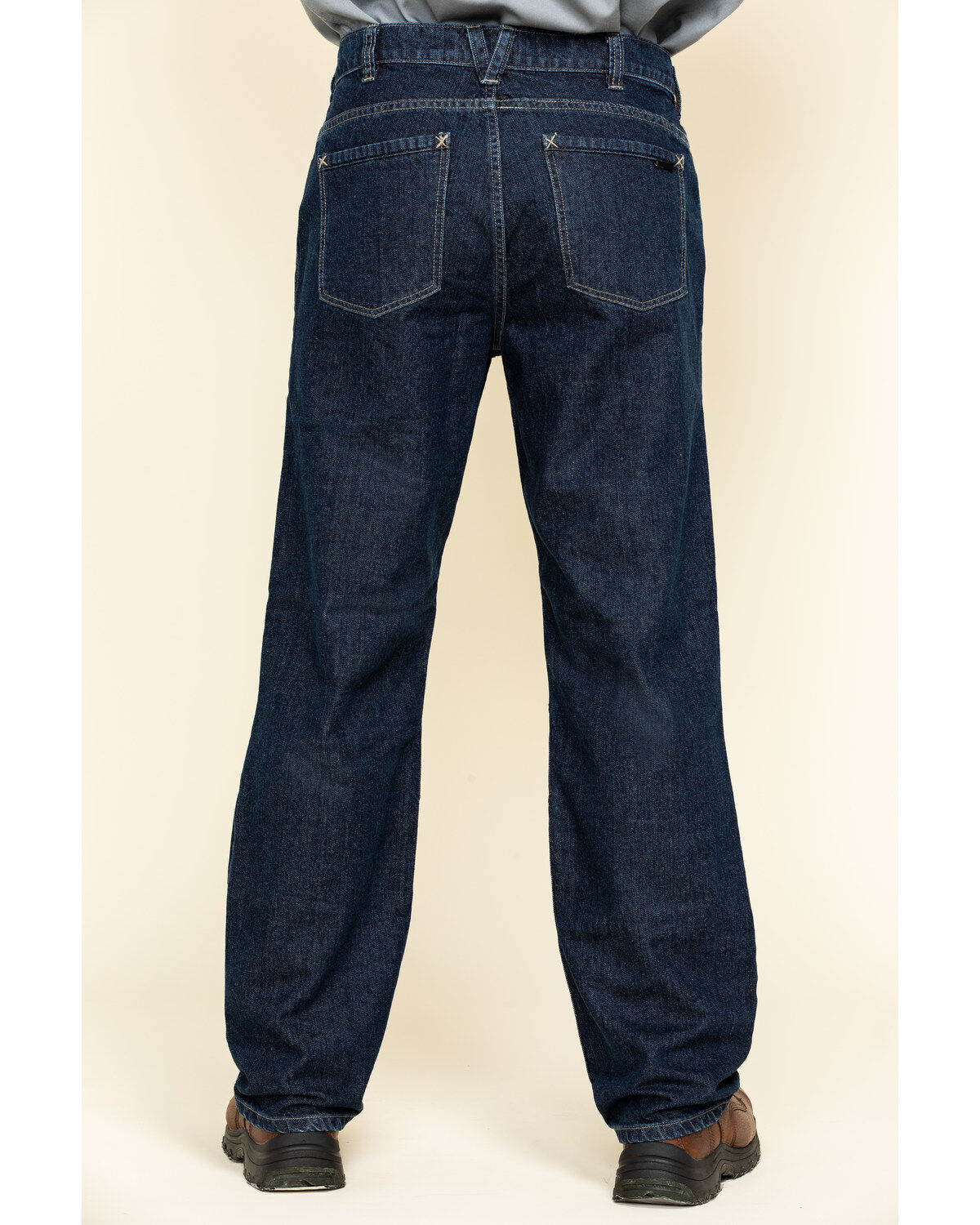 Hawx Men's FR Denim Straight Work Jeans, Indigo, hi-res