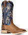 Image #1 - Ariat Men's Cowboss Western Boot - Broad Square Toe, Brown, hi-res