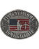 Image #1 - Cody James® Men's Military Memorial Belt Buckle, Silver, hi-res