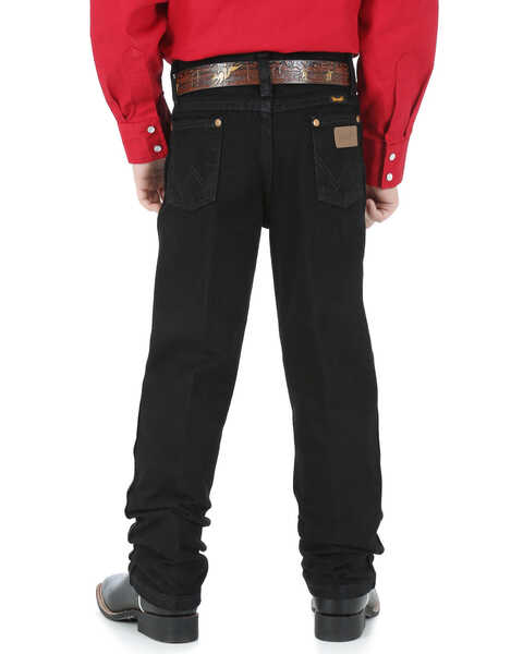 Image #1 - Wrangler Boys' ProRodeo Jeans Size 1-7, Black, hi-res