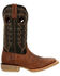 Image #2 - Durango Men's Walnut Western Performance Boots - Square Toe, Brown, hi-res