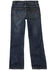 Image #2 - Wrangler Little Boys' Layton Dark Wash Slim Bootcut Jeans, Dark Wash, hi-res