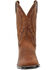 Image #4 - Durango Men's Westward Performance Western Boots - Broad Square Toe, Cognac, hi-res