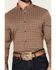 Image #3 - Cody James Men's Adkins Plaid Print Long Sleeve Button-Down Stretch Western Shirt - Big, Tan, hi-res