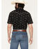 Image #4 - Cowboy Hardware Men's Boot Barn Exclusive Scatter Skull Print Short Sleeve Snap Stretch Western Shirt, Black, hi-res