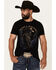 Image #3 - Cody James Men's No Regrets Cowboy Short Sleeve Graphic T-Shirt , Black, hi-res