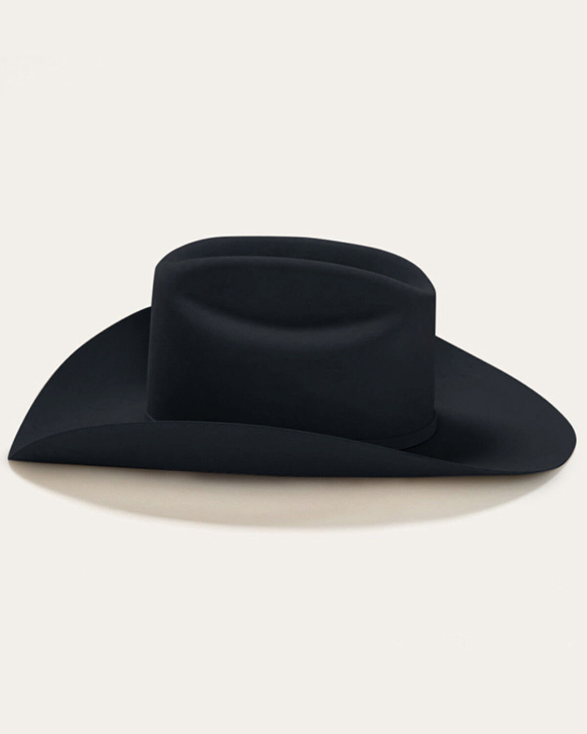 Image #2 - Stetson Diamante 1000X Fur Felt Cowboy Hat, Black, hi-res