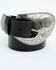 Image #1 - Shyanne Women's Asymmetric Buckle Leather Belt , Black, hi-res