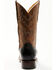 Image #5 - Cody James Men's Saddle Black Full-Quill Ostrich Exotic Western Boots - Broad Square Toe, Black, hi-res