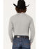 Image #4 - RANK 45&reg; Men's Solid Performance Long Sleeve T-Shirt, Charcoal, hi-res