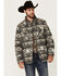 Image #1 - Rock & Roll Denim Men's Southwestern Quilted Snap Jacket, Taupe, hi-res