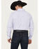 Image #4 - Cody James Black 1978&reg; Men's Condor Striped Print Long Sleeve Button-Down Western Shirt, Light Blue, hi-res