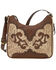 Image #1 - American West Annie's Secret Collection Concealed Carry Shoulder Bag, Tan, hi-res