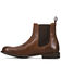 Image #3 - Frye Men's Tyler Flex Chelsea Boots - Round Toe, Brown, hi-res