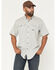 Image #1 - Ariat Men's Rebar Made Tough VentTEK Short Sleeve Button-Down Stretch Work Shirt, Light Grey, hi-res