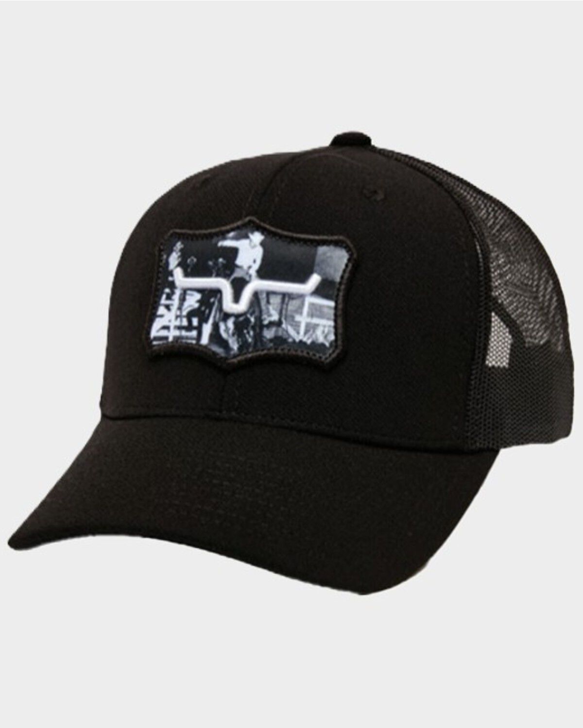 Image #1 - Kimes Ranch Men's Buckpasser Ball Cap, Black, hi-res
